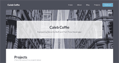 Desktop Screenshot of calebcoffie.com